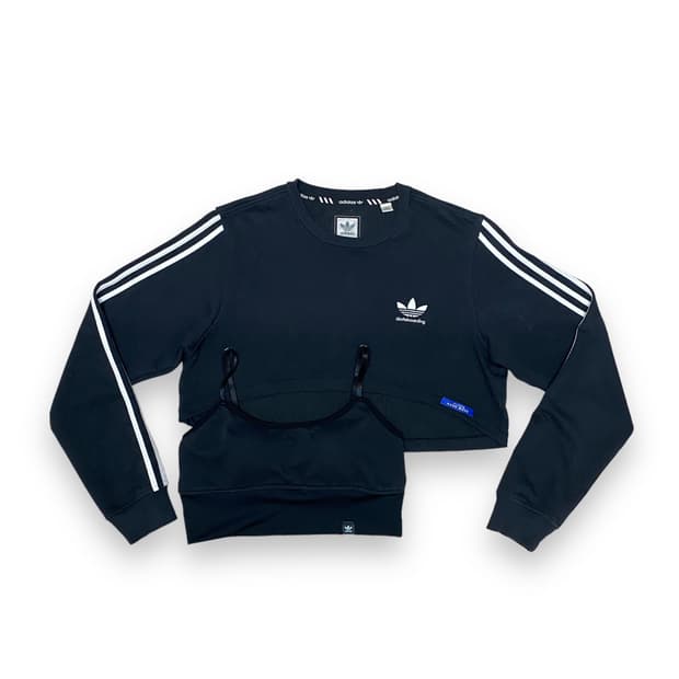 Adidas Crop & bra top Custom