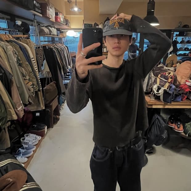 해방촌 sober 와플 티셔츠