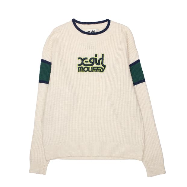 엑스 걸 X MOUSSY 와플 니트