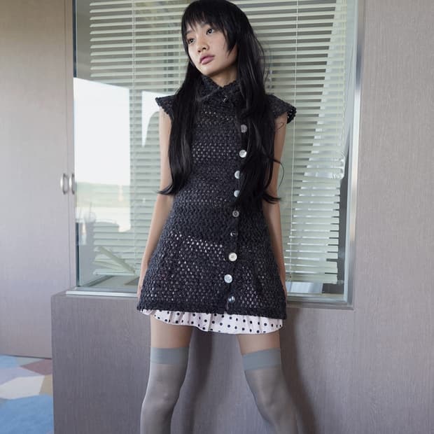 베이비랩 [BR] petit crochet ops in charcoal