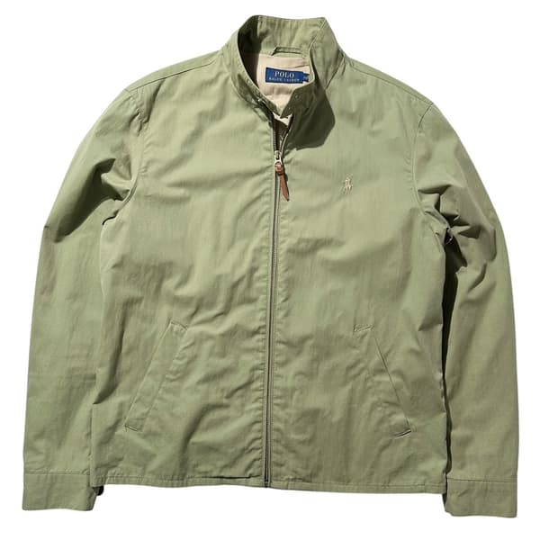 폴로 랄프로렌 헤링턴 바라쿠타 블루종 자켓