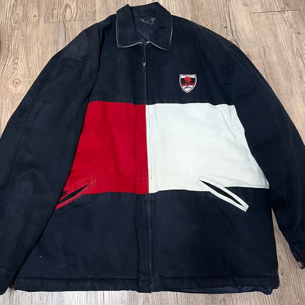 타미힐피거 빅로고 올드스쿨 자켓