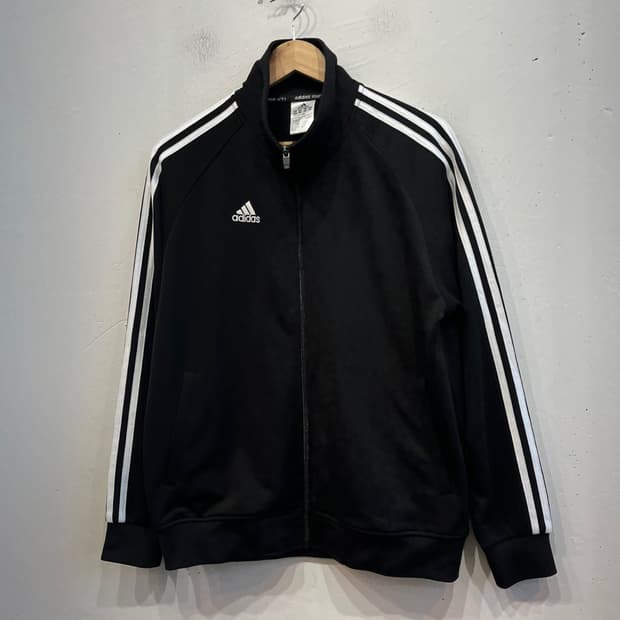 아디다스 자수로고 트랙탑 져지 블랙