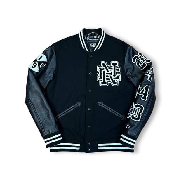 뉴에라 패치 바시티 자켓