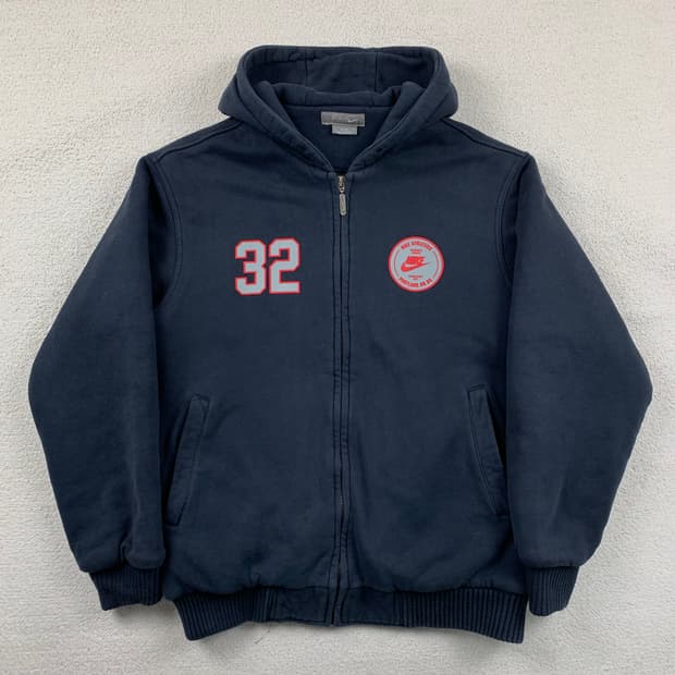 00s 나이키 포틀랜드 누빔안감 후드집업 블랙