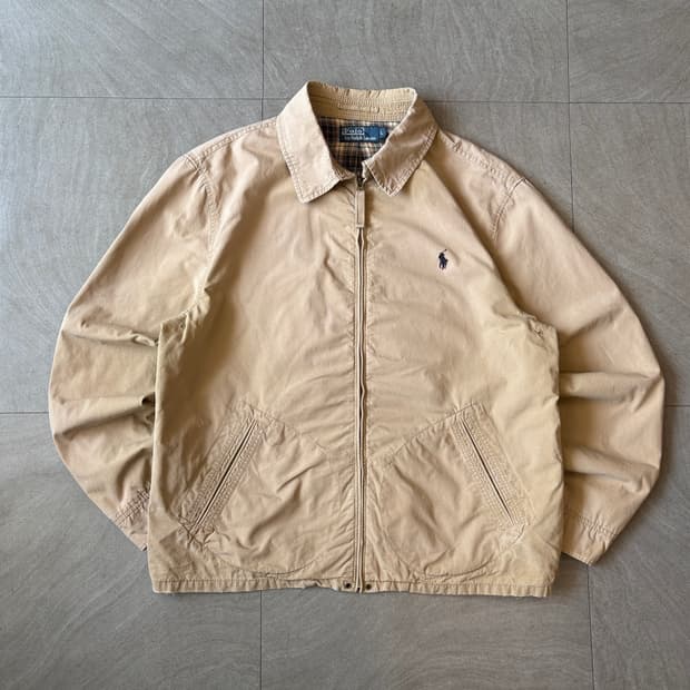 폴로 정품 베이지 스윙톱 자켓