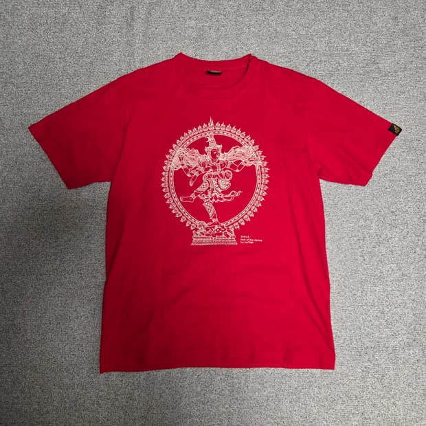 태국제 Shiba 빈티지 반팔 티셔츠 M-슬림L(95-100)