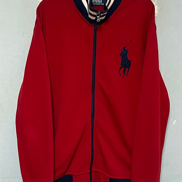 POLO 폴로 남자 코튼 집업 춘추 빅포니 100-105