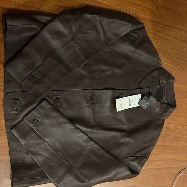 ZARA 프리미엄 양가죽 레더 자켓 L (새상품)