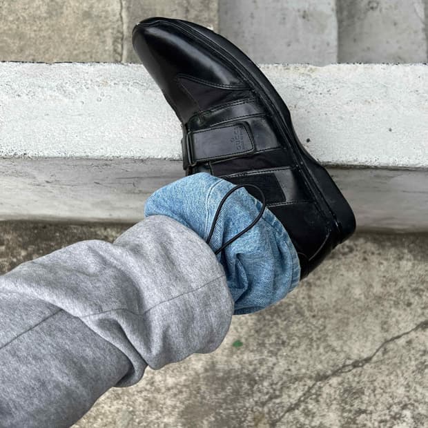 구찌 더블 벨크로 스니커즈