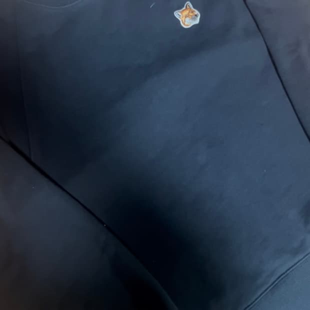 메종키츠네 우먼 긴팔 블랙xs