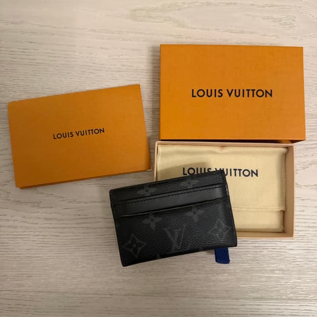 루이비통 더블 카드홀더 모노그램 이클립스 카드지갑