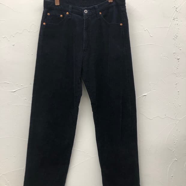 밥슨 코듀로이 팬츠 블랙