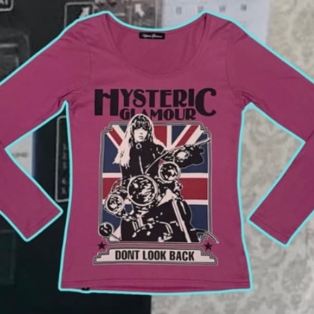 히스테릭글래머 바이커걸 롱슬리브 구매