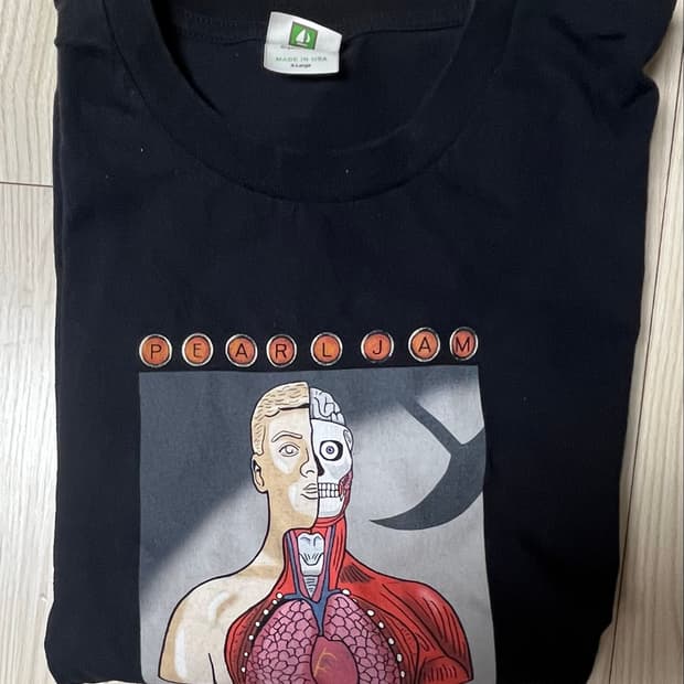 00s pearljam t shirts(00년대 펄잼 백스페이서 티셔츠)