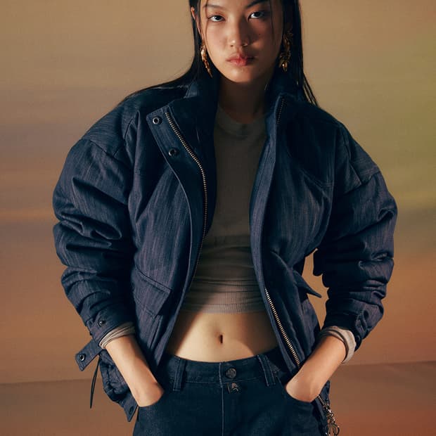 [새상품] 조우 CHOWOO 데님 다운 자켓 패딩 w