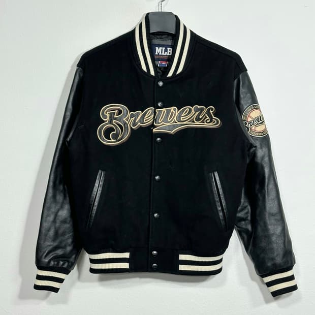 MLB 밀워키 브루어스 바시티자켓 M