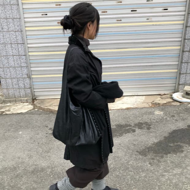  꼼데가르송 트리콧 코트