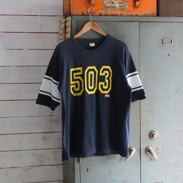 (착용컷) 90's EDWIN 503 반팔 티셔츠 (남성용 100)