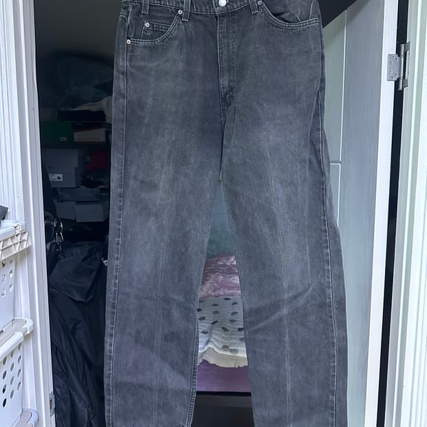 [36] 리바이스 505 오렌지탭 흑청 90s USA