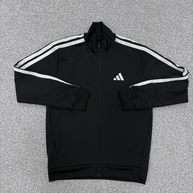 M 아디다스 3S 집업 저지 자켓 0316J