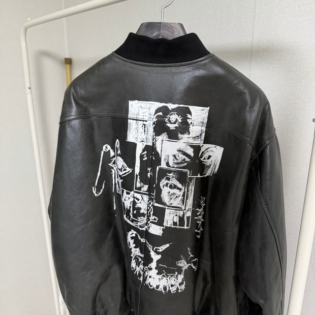 (1)언더마이카 아트웍 고트스킨 자켓