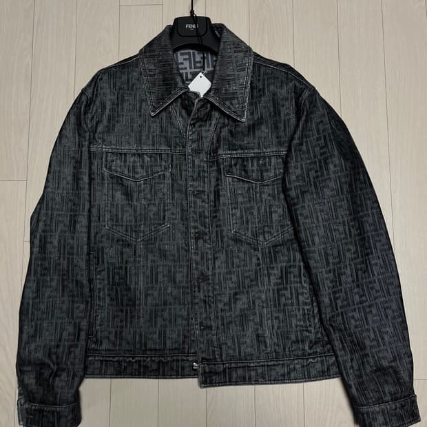 펜디 로고 데님자켓