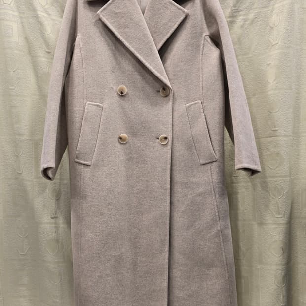 케네스레이디 핸드메이드 더블 코트 55