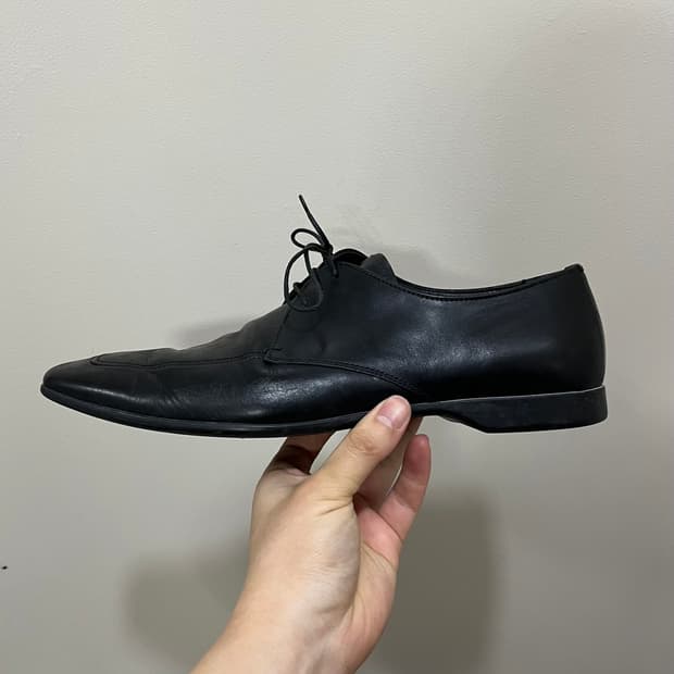 Prada Sports Square Toe Derby Shoes