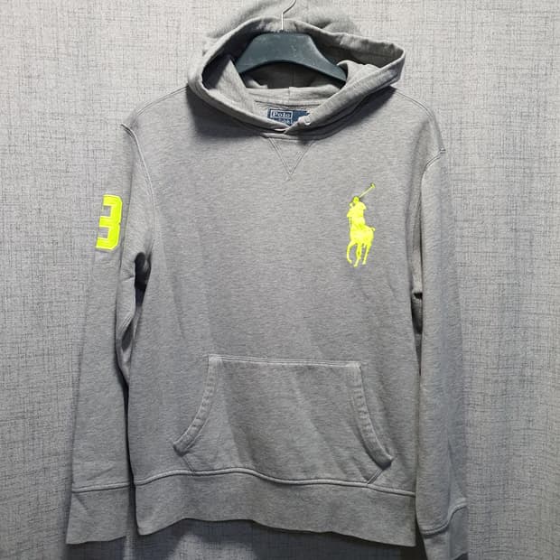 폴로랄프로렌 남성 빅포니 기모 후드티 