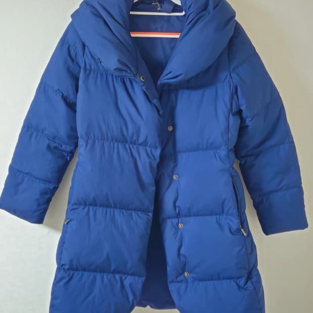 랄프로렌 여성 로얄 블루 롱패딩 XL(16)