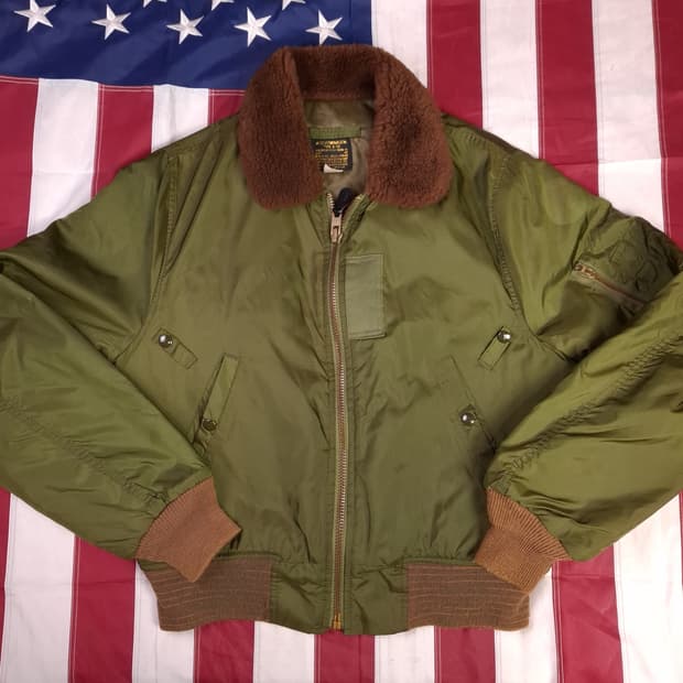 오리지날 90's 미국제조 스피왁 미공군 B-15C 항공자켓