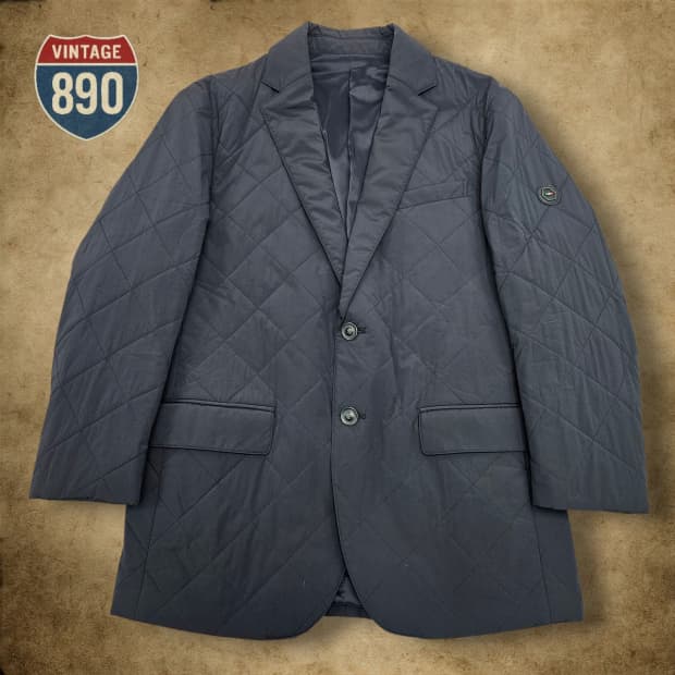 [100] ILCORSO 일꼬르소 퀼팅 패딩 블레이저 자켓