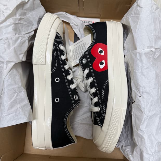 꼼데가르송 컨버스 로우(척테일러 70)