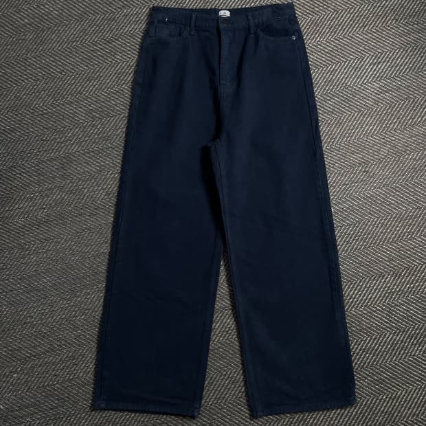 neukimpyo 세미 와이드 데님 팬츠 네이비 y 4942