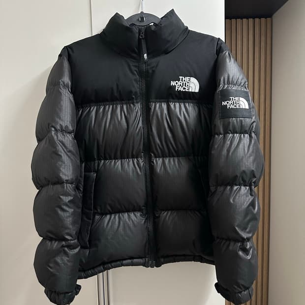 노스페이스 눕시 패딩 블랙 S(90~95