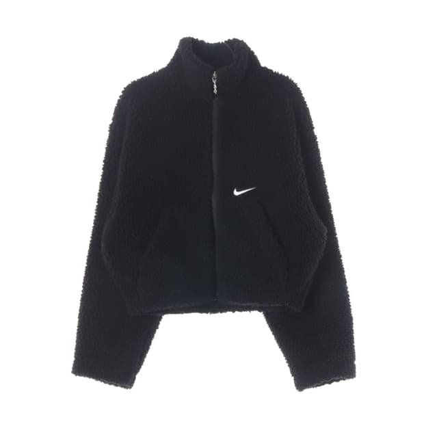 나이키 우먼스 쉐르파 플리스 크롭 자켓 XS
