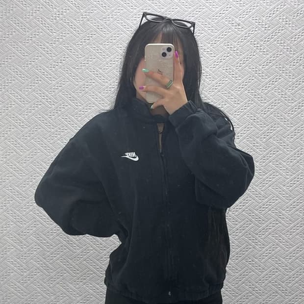 나이키 베이직 클럽 해링턴 약기모 집업 자켓 XL C07161