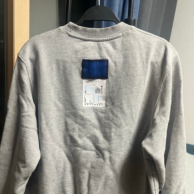 도큐먼트 그레이 스웻셔츠 s