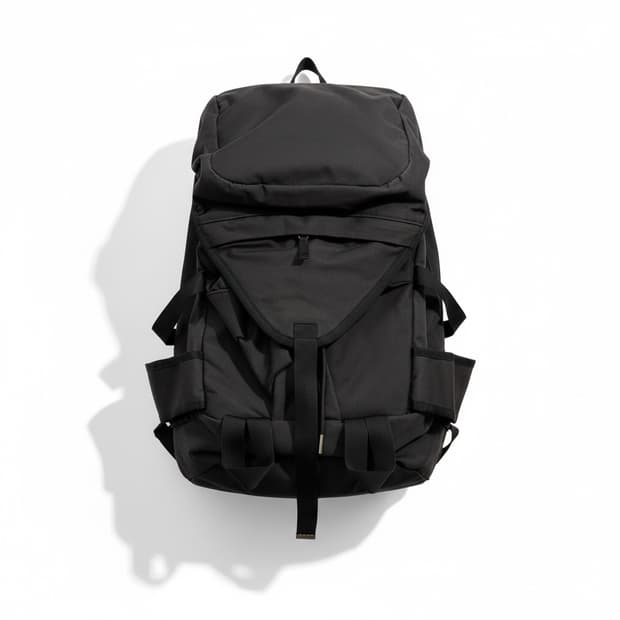 스톤아일랜드 빈티지 아카이브 백팩 블랙