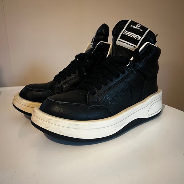 컨버스 x 릭 오웬스 다크쉐도우 터브웨폰 블랙