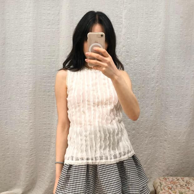 Twinkle lace sleeveless