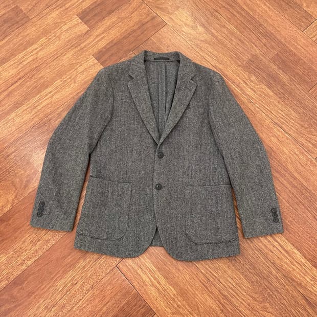 유니클로 헤링본 블레이저 자켓
