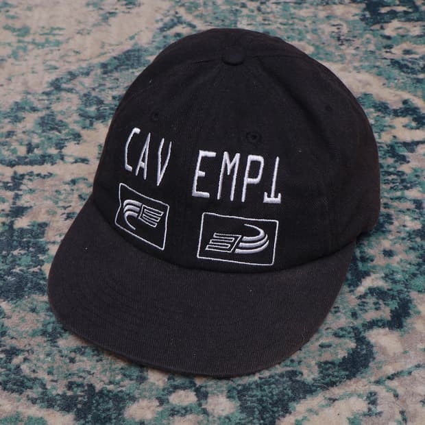 Cav empt 카브엠트 커브드 로우 캡 블랙