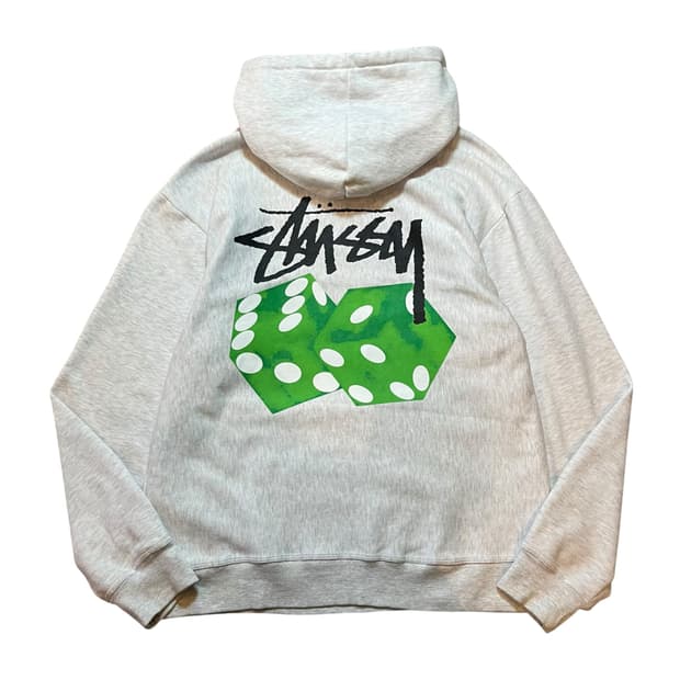 STUSSY 스투시 다이스 빅로고 후드티