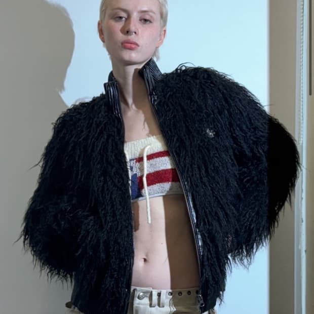 스컬프터 몽골리안 시어링 퍼자켓