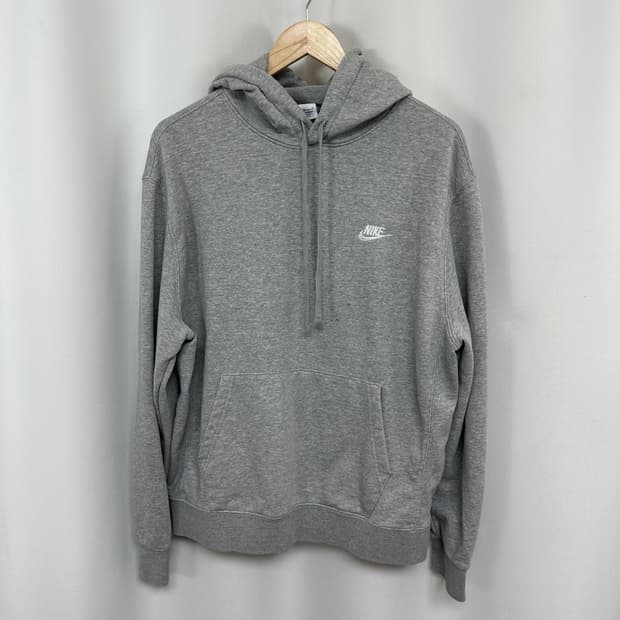  나이키 남자 면100% 후드티 그레이 L  EIW