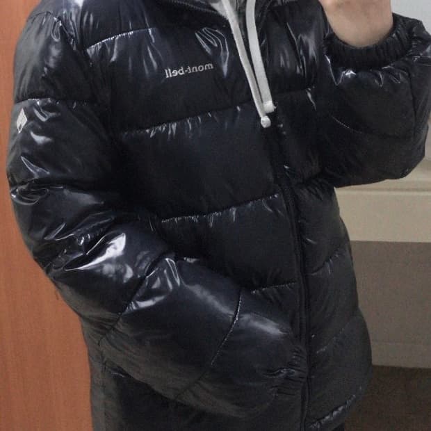 몽벨 남색 패딩 