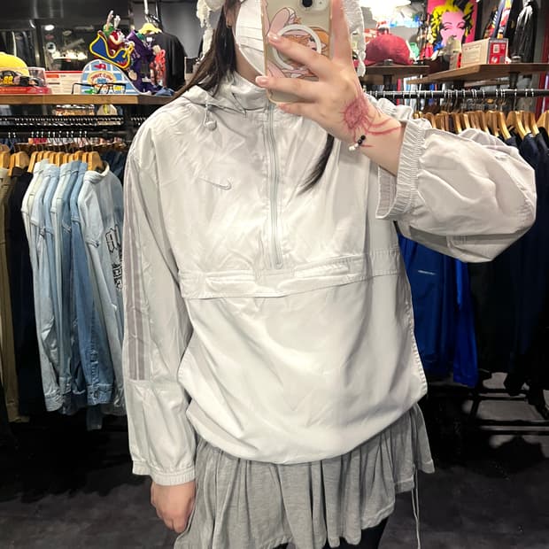 [IM] NIKE 바람막이 그레이