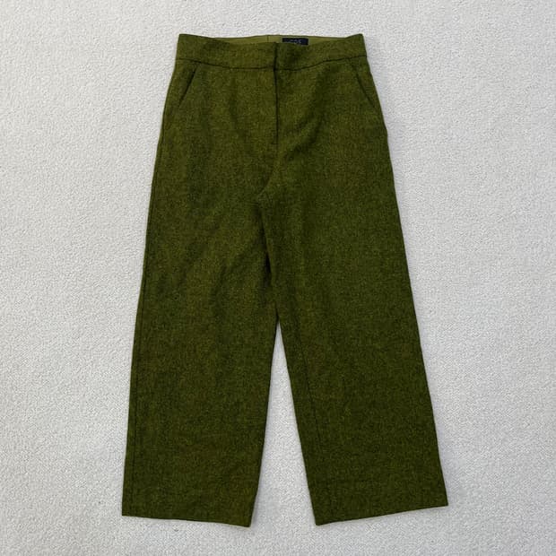 34 코스 여성 와이드 울 팬츠 0310M